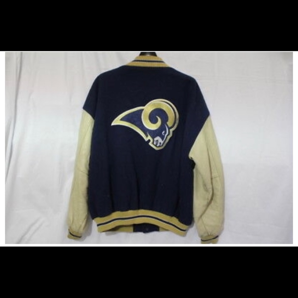 NFL Team Bomber/Varsity Style ST LOUIS RAMS Jacket